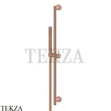 Newform Штанга с ручной стержневой лейкой сталь 69656X.59.067, PVD Brushed copper bronze