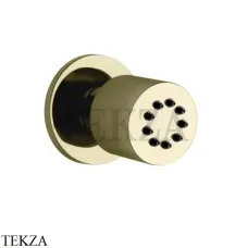 Gessi INCISO SHOWER Боковая форсунка поворотная 13375-710, Brass PVD