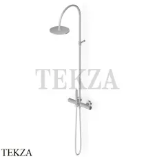 Zucchetti Helm Душевая колонна с термостатом ZHE763.X, нержавеющая сталь brushed