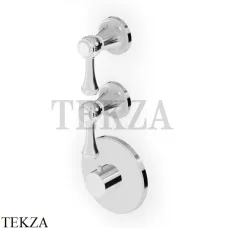 Zucchetti Agora Classic Термостат для душа, 2 выхода, внешняя часть ZAL660, хром глянец