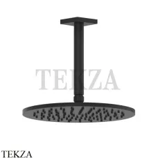 Gessi RILIEVO Потолочная душевая лейка D25 с кронштейном 59152-299, черный матовый