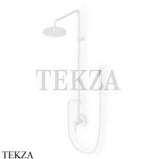 Zucchetti Pan Душевая стойка с встроенным смесителем, внешняя часть ZP6054.W1, белый goffrato