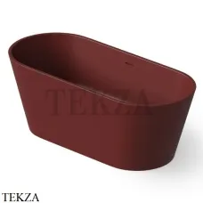 Dea Design Shadow Ванна отдельностоящая овальная 160x70 Solid Surface DD8606 1600 17, Red Wine №17