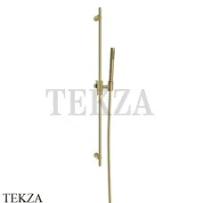 Gessi ANELLO Штанга в комплекте с душевой лейкой 63484-727, Brushed Brass