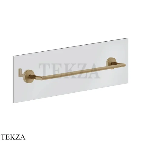 Gessi INGRANAGGIO Полотенцедержатель для крепления на стекло, 45 см 63926-726, Warm Steel Br. PVD