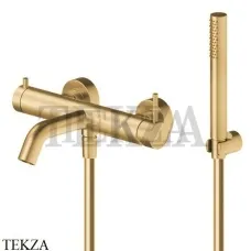 Newform X-Steel 316 Смеситель для ванны наружный, с гарнитуром 69641CX.59.097, PVD Brushed gold