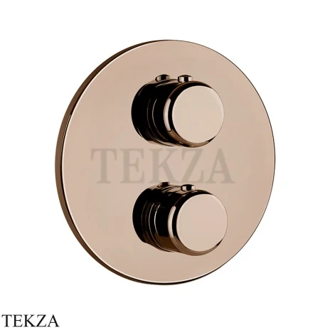 Gessi Goccia Термостат для душа на 2 выхода, внешняя часть 33844-030, Copper PVD