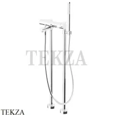 FIMA Carlo Frattini Spillo UP Смеситель для ванны напольный, с гарнитуром F3034/4BS, белый матовый