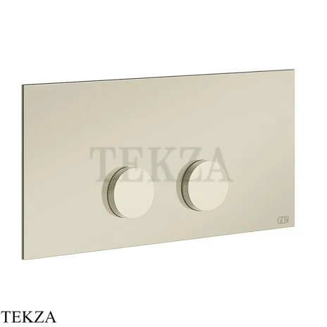 Gessi ANELLO Клавиша смыва для инсталляции viega prevista, Villeroy&Boch 54633-720, Nickel PVD