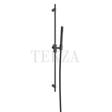 Gessi INGRANAGGIO Штанга в комплекте с душевой лейкой 63584-707, Black Metal Br. PVD