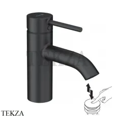 Kludi BOZZ Смеситель для раковины 75, с донным клапаном 382663976, черный матовый