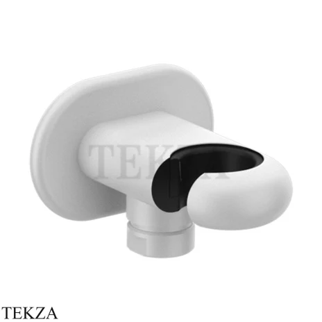 Gessi Goccia Держатель для душевой лейки с выводом 33761-279, Matte White