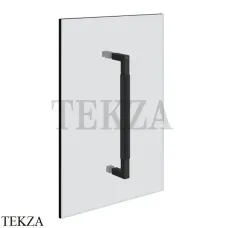 Gessi Shower G Rigato Ручка-держатель на стекло 30 см 67523-299, Matte Black