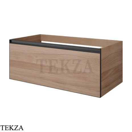 ARMADI ART QUATRO Тумба под раковину 100 см 790-M1-100-W-A, WHITE (белый), профиль ANTHRACITE (антрацит)