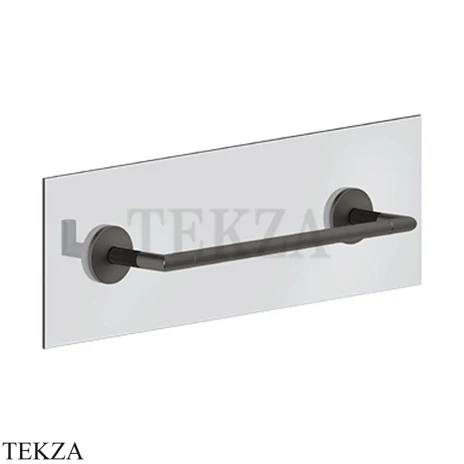 Gessi INGRANAGGIO Полотенцедержатель для крепления на стекло, 30 см 63924-707, Black Metal Brushed PVD