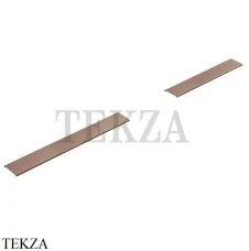 Gessi Shower G Drains Боковая крышка 80см для сливной фитинга, 67055-708, Copper Br. PVD