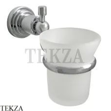 Nicolazzi M.CROCE Стакан для зубных щеток настенный, стекло матовое 1488CR27, хром Nicolazzi M.CROCE Стакан для зубных щеток настенный, стекло матовое 1488CR27, хром