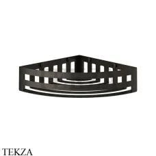 Gessi RILIEVO Полка-решетка угловая в душевую зону 59561-187, Aged Bronze