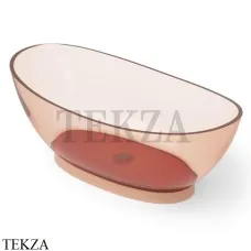 Dea Design Elegant Ванна отдельностоящая овальная 179x88 Glasstech DD8620 1790 R9, Brown Copper R9