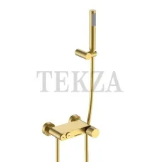 Boheme Stick Смеситель для ванны с изливом и гарнитуром Stick 123-MG.2 Mat Gold c ручкой TOUCH