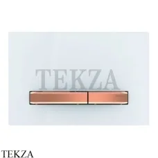 Geberit Sigma50 Клавиша смыва, стекло 115.670.11.2, белый глянец /красное золото Geberit Sigma50 Клавиша смыва, стекло 115.670.11.2, белый глянец /красное золото