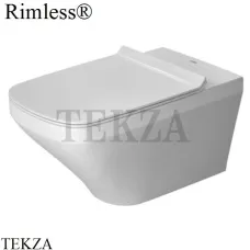 Duravit DuraStyle Унитаз подвесной без ободка 2542090000, сиденье микролифт SoftClose, белый глянец