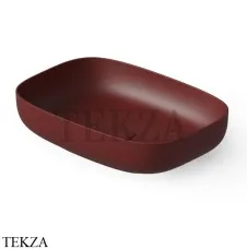 Dea Design Washbasins Раковина настольная 55х38 Solid Surface DD9094 550 17, Red Wine №17