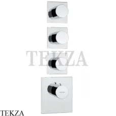 Bossini OKI Термостат для душа на 3, 4, 5, 6 потоков, внешняя часть Z031205.030, хром глянец