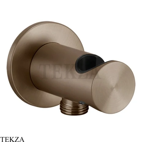 Gessi 316 SHOWER Держатель для душа с выводом для шланга 54161-761, Coffee Bronze Brushed PVD