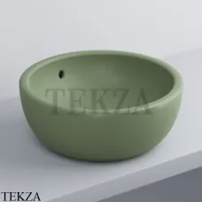 Cielo SHUI Раковина круглая 42 накладная с переливом SHBA AG, Agave