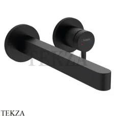 Hansgrohe FINORIS Смеситель для раковины 22,8, внешняя часть, с донным клапаном 76050670, черный матовый