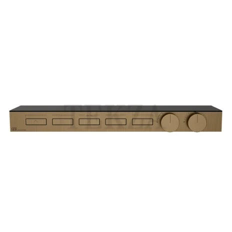 Gessi HI-FI Термостатический смеситель с полочкой, на 5 потоков, внешняя часть 63028-791, бронза Deep