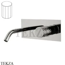 FIMA Carlo Frattini Spillo TECH V Смеситель для раковины, внешняя часть F3051X5VSN, Brushed nickel