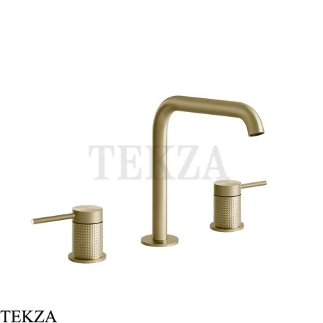 Gessi 316 CESELLO Смеситель для раковины, без сливного гарнитура 54412-727, Brushed Brass PVD