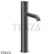 Gessi Habito TRAME Смеситель для раковины высокий, без донного клапана 70304-707, Black Metal Brushed