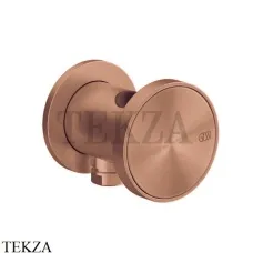 Gessi Origini MATERIC Держатель для душевой лейки с выводом воды 66161-708, Copper Brushed
