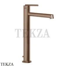 Gessi INGRANAGGIO Смеситель для раковины длинный, с донным клапаном 63505-708, Copper Brushed