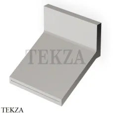 Zucchetti Pan Излив-каскад для ванны настенный 13 см Z93730.C8, nickel глянец
