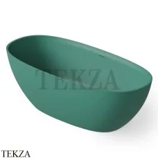 Dea Design Edge Ванна отдельностоящая овальная 130x70 Solid Surface DD8928 1300 10, Green №10