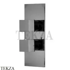 FIMA Carlo Frattini FIT Термостат для душа 2-3 потока, F3509X7CN, Black chrome