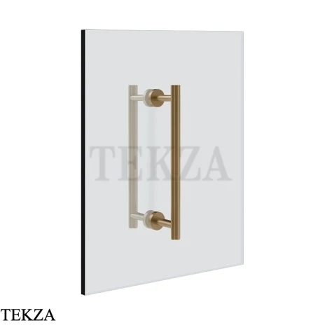 Gessi Ludovica Полотенцедержатель для крепления на стекло, 20 см 76630-791, бронза Deep
