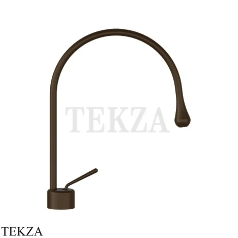 Gessi Goccia Смеситель для раковины средний, без сливного гарнитура 33602-845, Dark Bronze