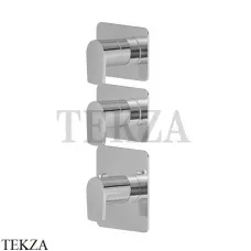 Newform HAKA Термостат для душа, 2 потока, внешняя часть 69870E.59.066, PVD Br. Stainless Steel