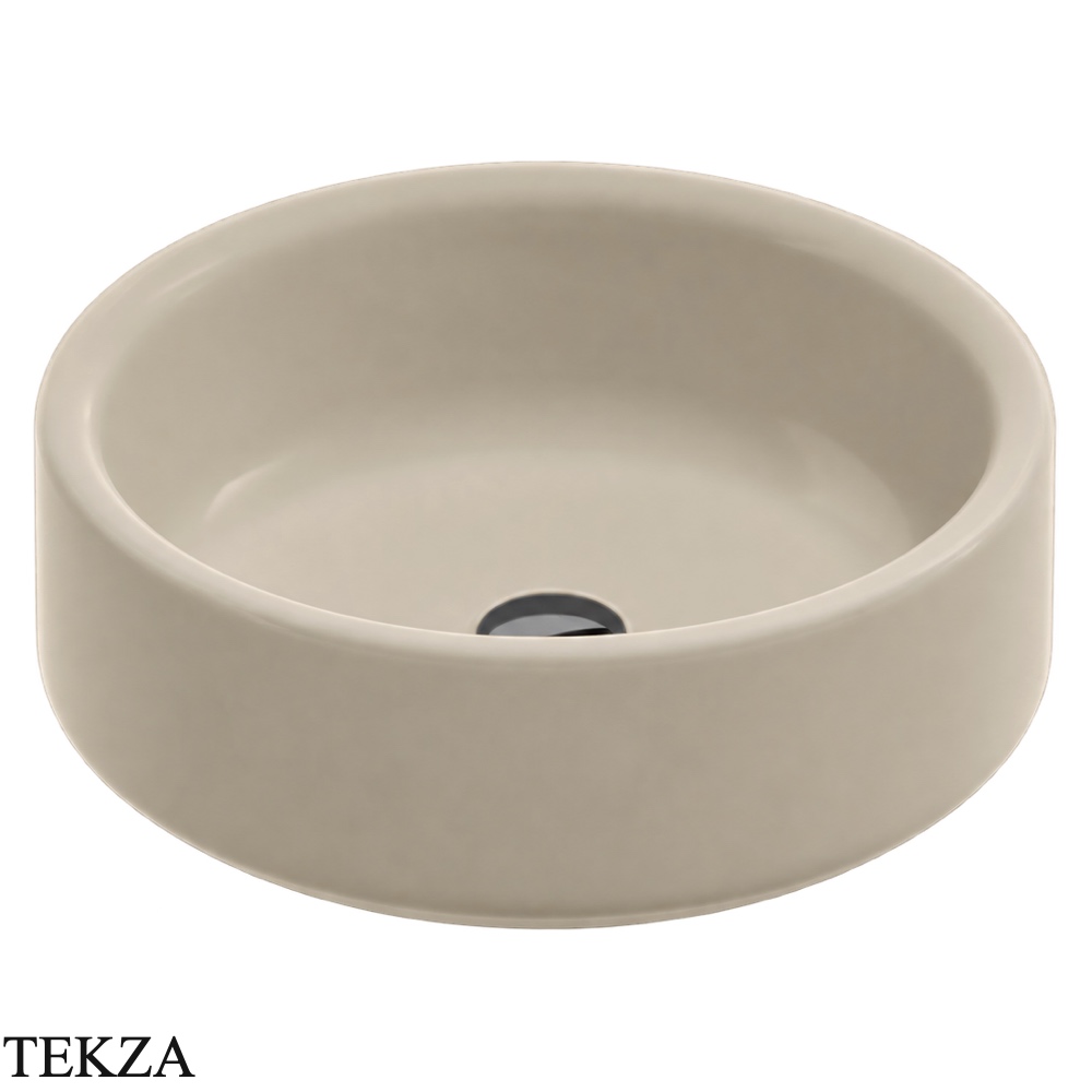 ArtCeram Won раковина накладная круглая The.Saniglaze WNL002 59 34, Sand матовый