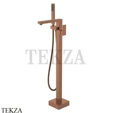 Boheme Qubic Смеситель для ванны напольный, с гарнитуром 479-BRB, brushed bronze