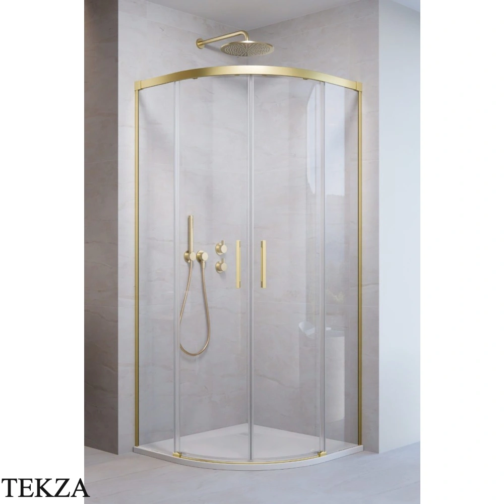 Radaway Idea PDD Комплект боковых стенок 100х100 см, 387142-98-01, брашированное светлое золото