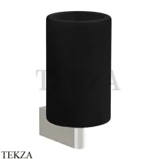 Gessi Origini Стакан настенный с держателем, черный 66408-720, Nickel PVD