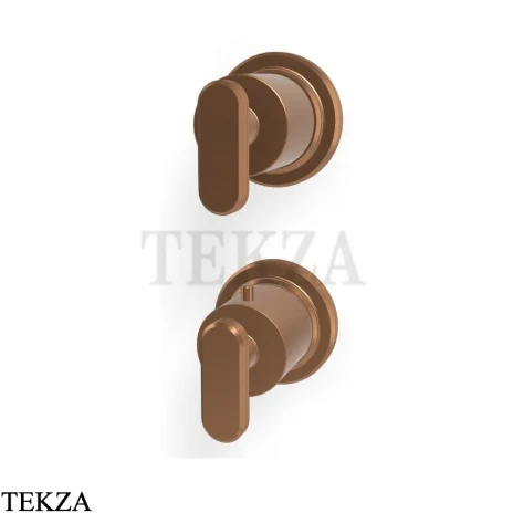 FIMA Carlo Frattini Park Line Термостат для душа, 2 потока, внешняя часть F1333N7ZS, Brushed Amber Bronze