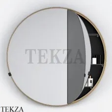 CIELO CATINO ROUND BOX Зеркальный шкаф круглый CASPCT BZ, Brushed Bronze