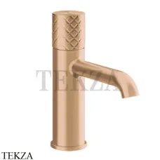 Gessi Habito INTRECCIO Смеситель для раковины, без донного клапана 70102-735, Warm Bronze